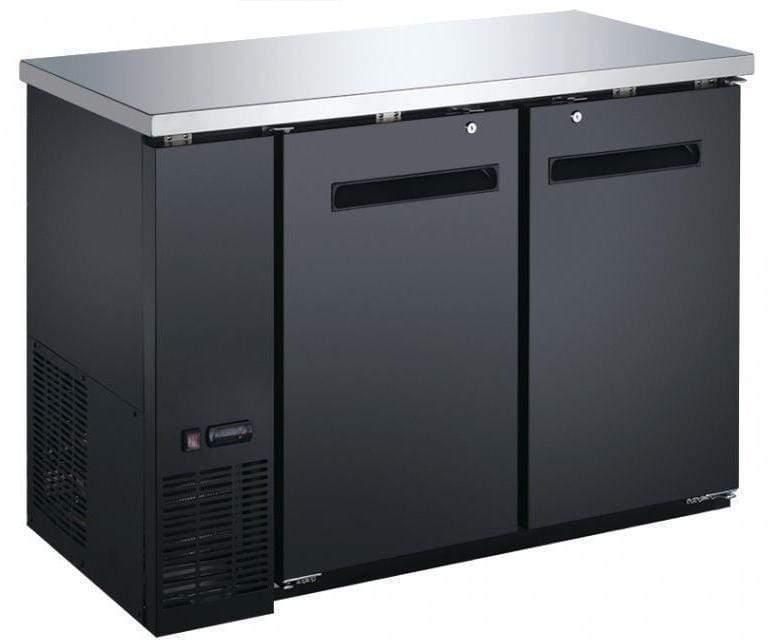 Omcan | BB-CN-0012-SH - 49" Two Door Bar Cooler - 11 Cubic Feet