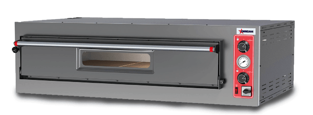 Omcan | PE-IT-0019-S - Economy Electric Pizza Deck Oven - 27" x 27" x 6" Deck