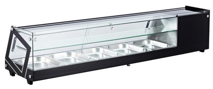 Omcan | Sushi Case with Flat Glass