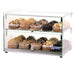 Omcan | 2 Tier Bakery Display Case with Front and Rear Doors - 22" Wide