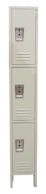 Omcan | 3 Tier Steel Painted Locker