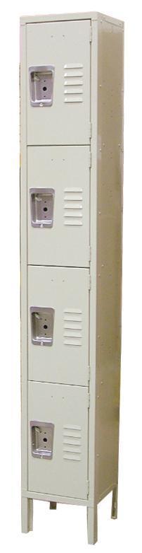 Omcan | 4 Tier Steel Painted Locker