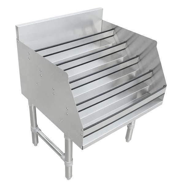 Omcan | 43479 - Underbar Liquor Display Rack - Five Tier, 25" deep
