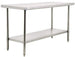Omcan | ALL Stainless Steel Work Table with Undershelf - 24" Deep