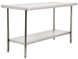 Omcan | ALL Stainless Steel Work Table with Undershelf - 24" Deep