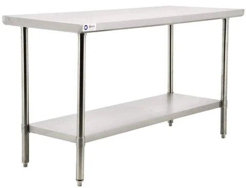 Omcan | ALL Stainless Steel Work Table with Undershelf - 30" Deep