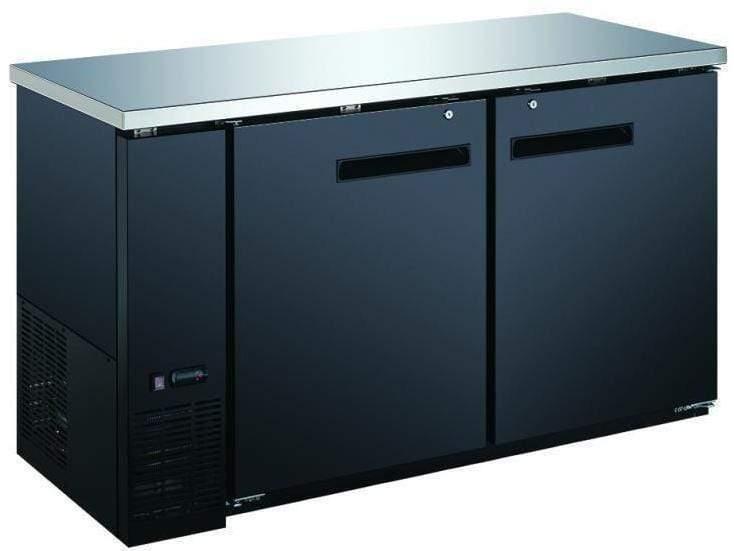 Omcan | BB-CN-0016-SH - 61" Two Door Bar Cooler - 16 Cubic Feet