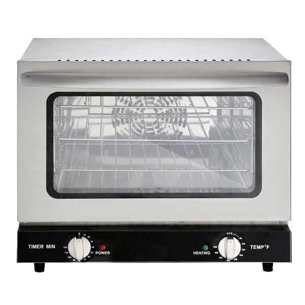 Omcan | CE-CN-0021 - Quarter Size Countertop Convection Oven - 3 Shelves