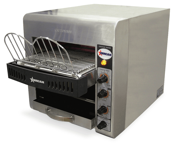 Omcan | CE-TW-0250 - Commercial Conveyor Toaster - 300 slices per hour