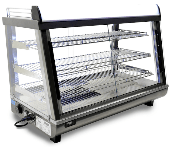 Omcan | DW-CN-0136 - 35" Dual Service Heated Display Case