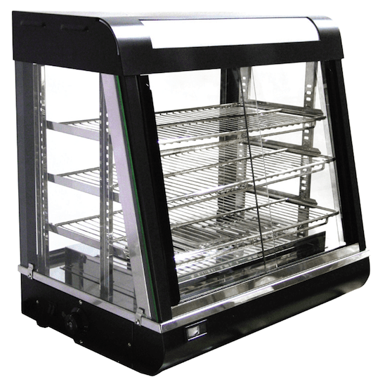 Omcan | DW-CN-0686 - 27" Dual Service Heated Display Case
