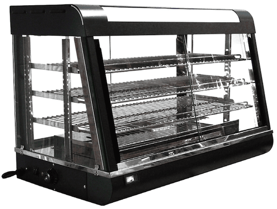 Omcan | DW-CN-0902 - 36" Dual Service Heated Display Case