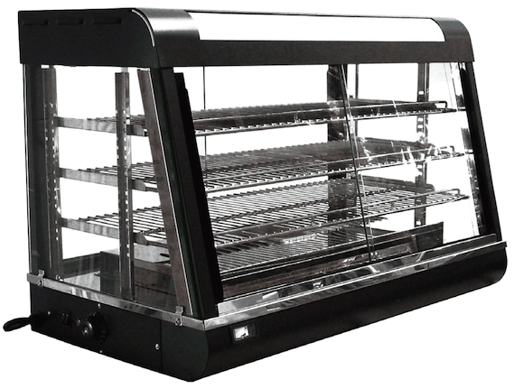Omcan | DW-CN-0902 - 36" Dual Service Heated Display Case