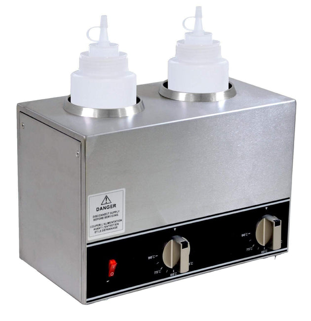 Omcan | FW-CN-1602 - Double Bottle Topping Warmer