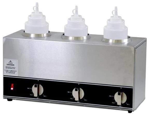 Omcan | FW-CN-1603 - Triple Bottle Topping Warmer
