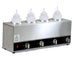 Omcan | FW-CN-1604 - Four Bottle Topping Warmer