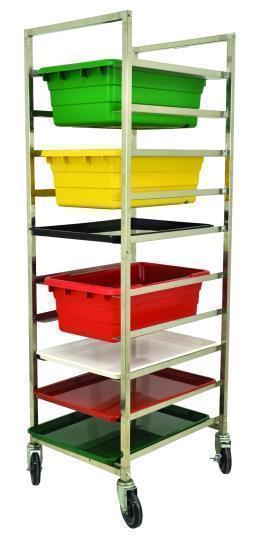 Omcan | Mobile Stainless Steel Universal Lug Rack