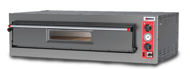 Omcan | PE-IT-0019-S - Economy Electric Pizza Deck Oven - 27" x 27" x 6" Deck