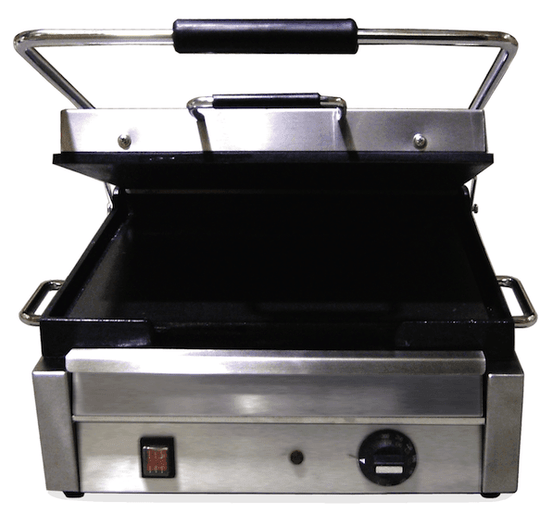Omcan | PG-CN-0679-F - 15" x 11" Smooth Panini Grill