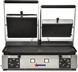 Omcan | PG-IT-0737-R - 19" x 10" Grooved Double Panini Grill