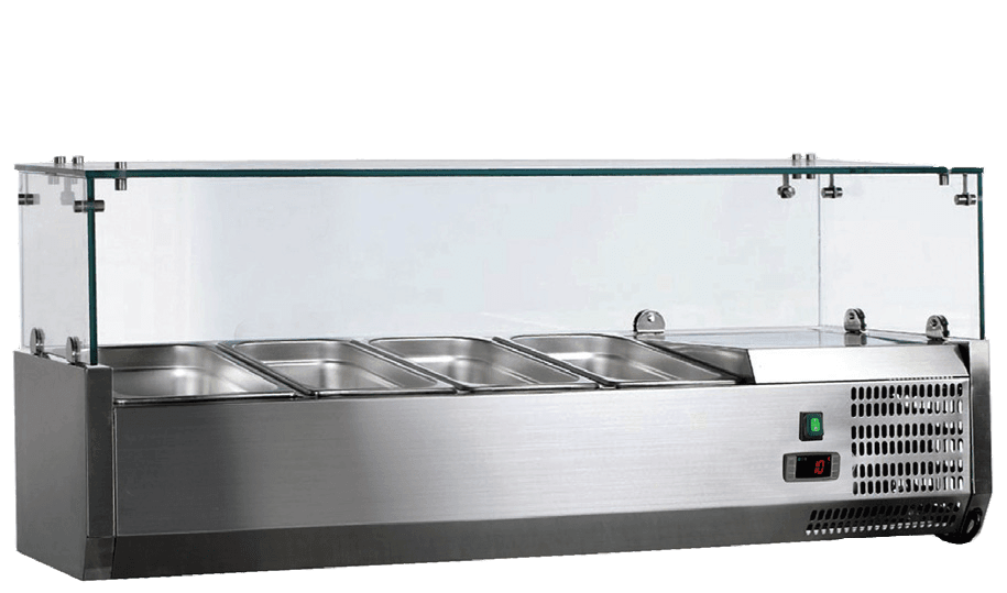 Omcan | Refrigerated Topping Rail