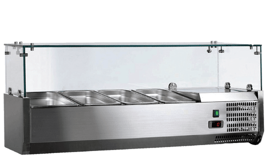 Omcan | Refrigerated Topping Rail