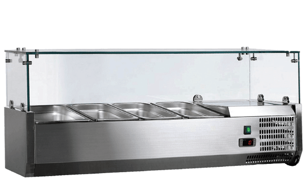 Omcan | Refrigerated Topping Rail