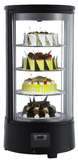 Omcan | RS-CN-0072-R - 17" Countertop Full Service Refrigerated Display Case - 2 Cu. Ft., Rotating