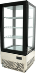 Omcan | RS-CN-0078 - 17" Countertop Full Service Refrigerated Display Case - 2 Cu. Ft.