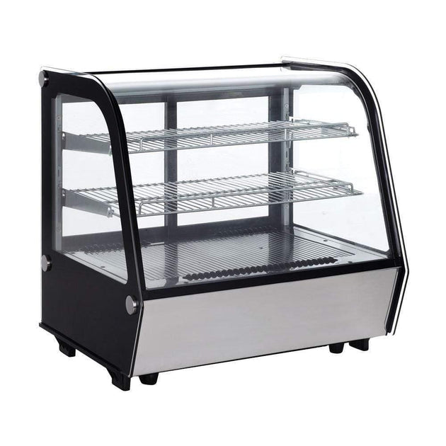 Omcan | RS-CN-0120-4 - 28" Countertop Full Service Refrigerated Display Case - 4.24 Cu. Ft.