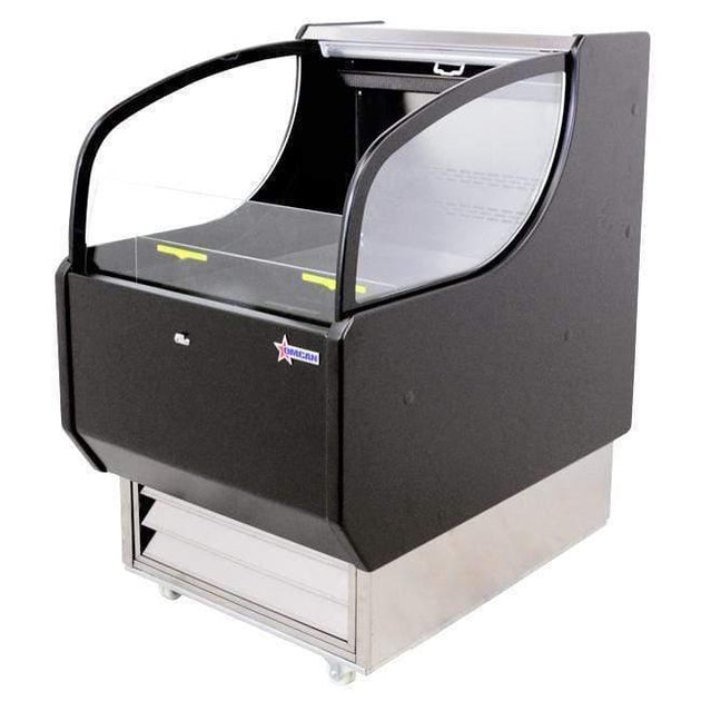 Omcan | RS-CN-0186 - 26" Floor Model Open Cooler - 6 Cu. Ft.