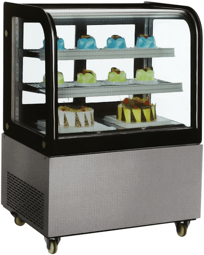 Omcan | RS-CN-0370 - 48" Floor Model Full Service Refrigerated Display Case - 13 Cu. Ft.