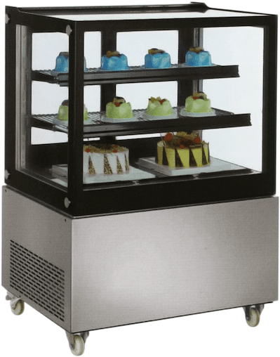 Omcan | RS-CN-0370-S - 48" Floor Model Full Service Refrigerated Display Case - 13 Cu. Ft.