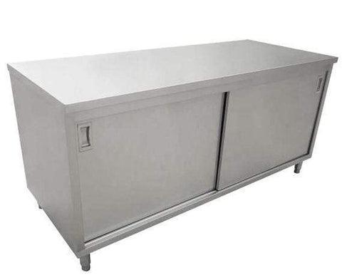 Omcan | Stainless Steel Work Table with Cabinet - 24" Deep