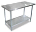 Omcan | Stainless Steel Work Table with Undershelf - 24" Deep