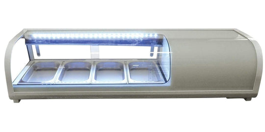 Omcan | Sushi Case with Curved Glass