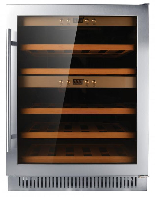 Omcan | WC-CN-0040-D - Dual Zone Wine Cooler - 40 Bottles